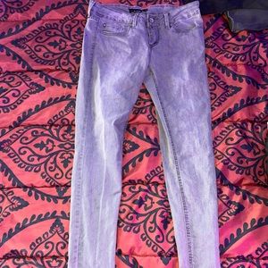 Hot Topic Lovesick size 7 Grey Skinny jeans